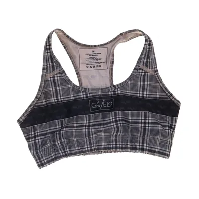 Sports bra (Black, White) from Gavelo Elastane, Recycled polyester