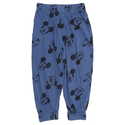 Pantalon de pyjama (Bleu, Noir) de Disney Mickey Mouse Coton