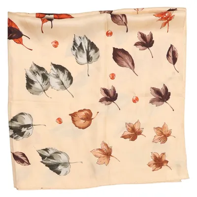 Halsdoek (Beige, Meerkleurig) van Talbots Zijde