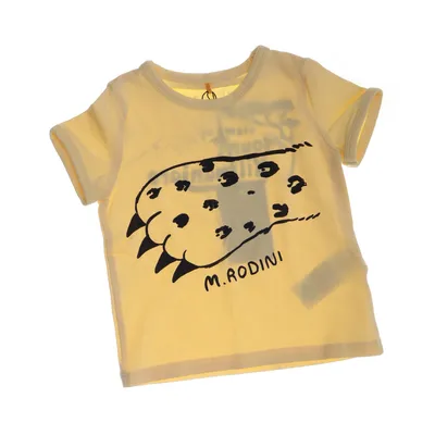 T-shirt (Gul, Svart) från Mini Rodini Bomull, Elastan