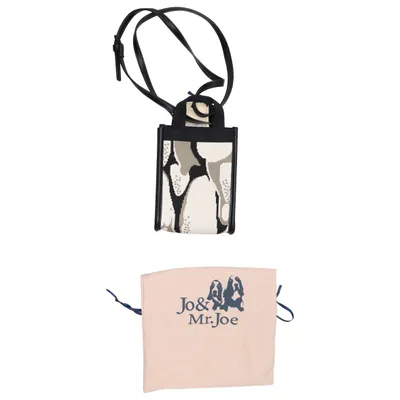 Shoulder-bag (Black, White, Gray) from Jo & Mr. Joe