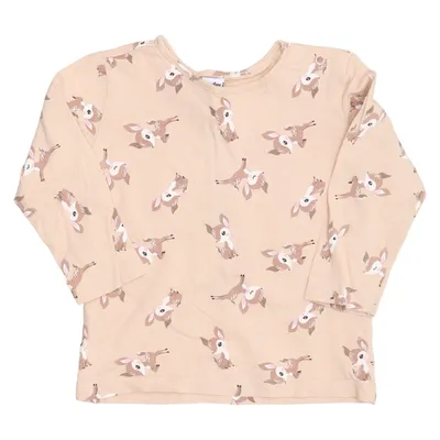 Long sleeve T-shirt (Beige) from Dopo Dopo Baby Cotton