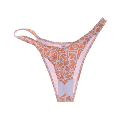 Bikiniunderdel (Orange, Vit) från Playful Promises Elastan, Polyester
