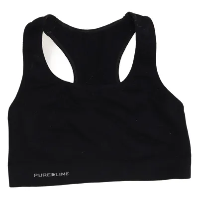 Sports bra (Black) from Pure Lime Elastane, Polyamide