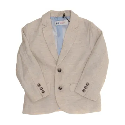 Blazer (Beige) van H&M Katoen, Linnen, Polyester