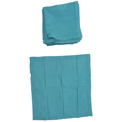 Serviette de table (Bleu, Turquoise) de Himla