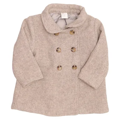 Jas (Beige) van H&M Polyester, Viscose, Wol