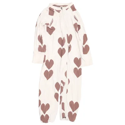 Rompers (Beige, Brown) from Geggamoja Bamboo, Elastane, Organic cotton
