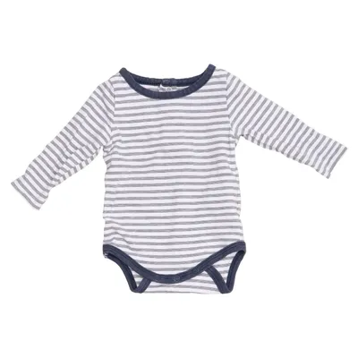 Body (White, Blue) from Okaïdi Cotton, Elastane