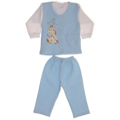 Set (Blå, Vit) från Cackon baby wear Bomull