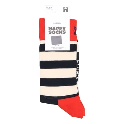 Strømper (Blå, Hvid, Rød) fra Happy Socks Bomuld, Elastan, Polyamid