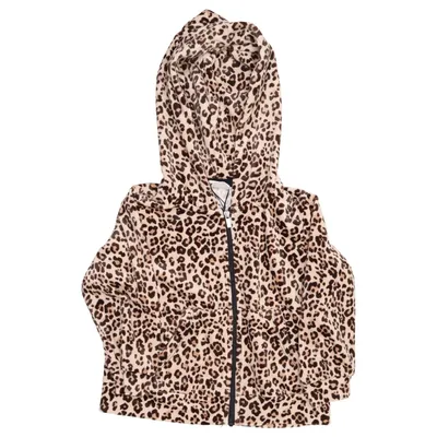 Huvtröja (Beige, Brun) från Mini Gina Tricot Elastan, Polyester