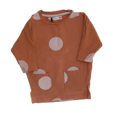Tunique (Marron, Beige) de Minimarket Élasthane, Coton biologique