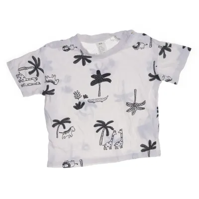 T-shirt (Vit, Flerfärgad) från H&M Bomull