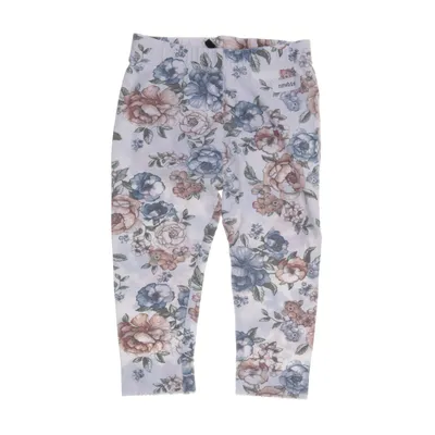 Broek (Wit, Meerkleurig) van Newbie by KappAhl Katoen, Elastaan