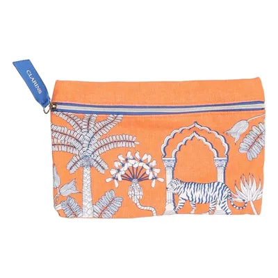 Trousse de toilette (Orange, Bleu, Blanc) de Clarins