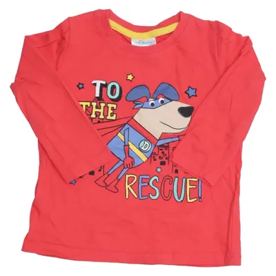 Lange mouwen shirt (Rood) van So Cute Katoen