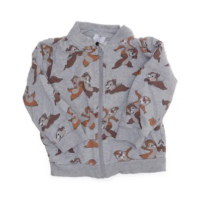 Cardigan (Gray, Multicolored) from Disney x Polarn O. Pyret Organic cotton