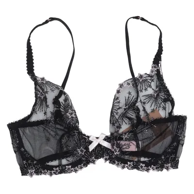 Bra (Black, Pink) from Agent Provocateur Elastane, Metallic fiber, Polyamide, Polyester