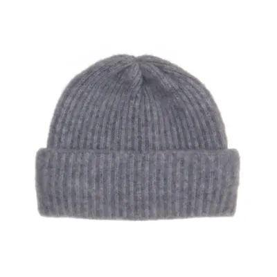 Beaniehue (Grå) fra Samsøe & Samsøe Akryl, Elastan, Mohair, Nylon, Uld