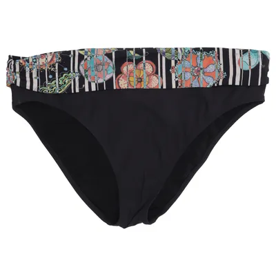 Bikini bottom (Black, Multicolored) from Gottex Elastane, Nylon
