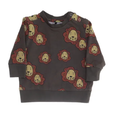 Sweatshirt (Bruin, Oranje, Geel) van D.M.D by Denim Day Katoen, Elastaan