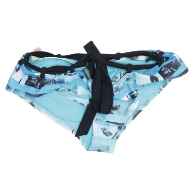 Bikini bottom (Blue, Black, White) from Roxy Swim Elastane, Polyester