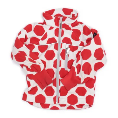 Fleecejacka (Röd, Vit) från Polarn O. Pyret Polyester
