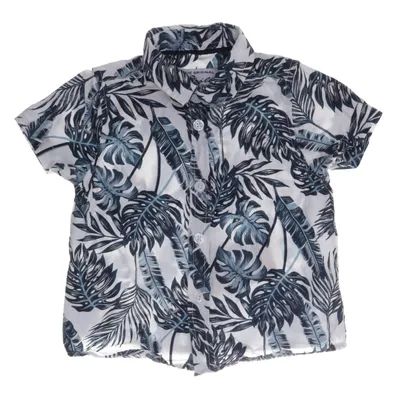 Kortärmad skjorta (Vit, Blå) från Skill Bambu