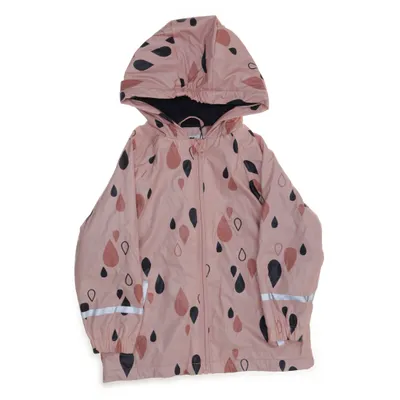 Rain jacket (Pink, Black) from Lupilu Polyester, Polyurethane