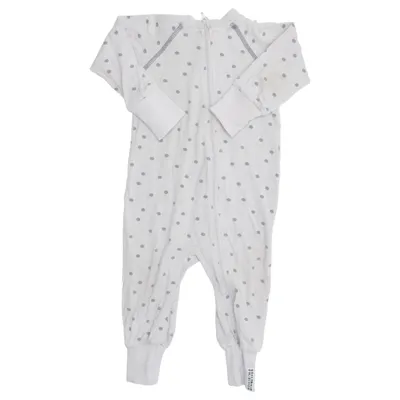 Rompers (Gray) from Geggamoja Bamboo, Elastane, Organic cotton