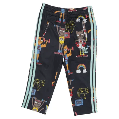 Träningsbyxor (Svart, Flerfärgad) från Adidas Mini Rodini Återvunnen polyester