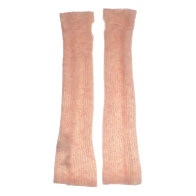 Håndledsvarmere (Pink) fra Ganni Elastan, Mohair, Polyamid, Uld