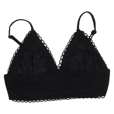 Bralette (Black) from Morning Mist Polyester