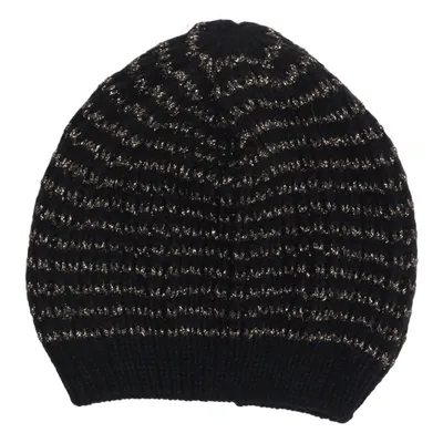 Beanie (Black, Gold) from Hallhuber Accessories Acrylic, Polyamide, Polyester