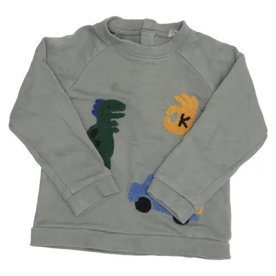 Sweatshirt (Grå, Flerfarvet) fra Bout'chou Bomuld, Elastan