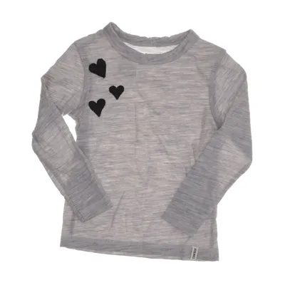 Långärmad t-shirt (Grå, Svart) från Kuling Merinoull