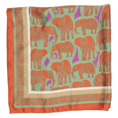 Kostymsjal (Grön, Orange, Flerfärgad) från Zara