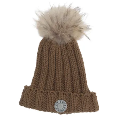 Pompon muts (Bruin) van Jan Mayen