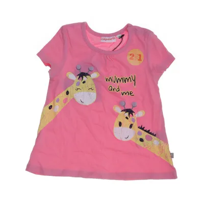 T-shirt (Rosa, Flerfärgad) från Liegelind Bomull, Elastan