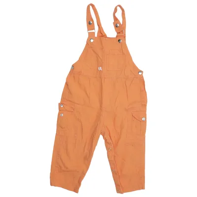 Latzhose (Orange) von Topomini Baumwolle