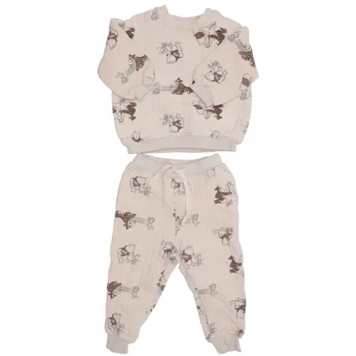 Loungewear (Beige, Brown) from H&M Cotton, Elastane, Polyester