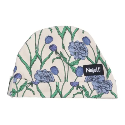 Beaniehue (Beige, Flerfarvet) fra Najell Bomuld, Elastan