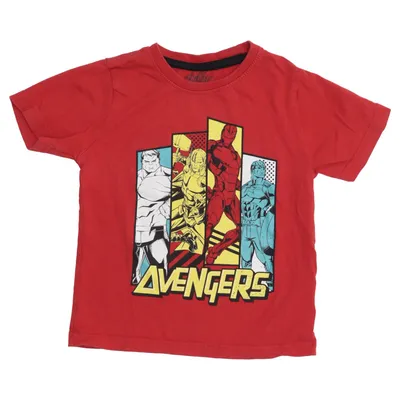 T-shirt (Red, Multicolored) from Marvel Avengers Cotton