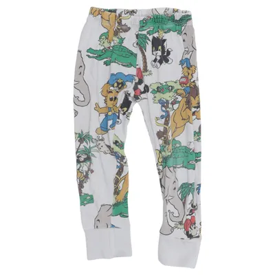 Pyjamasbyxor (Vit, Flerfärgad) från Bamse by Lindex Bomull
