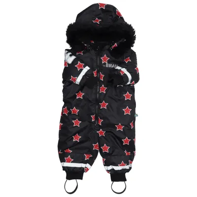 Overall (Black, Red) from The Brand Acrylic, Polyester