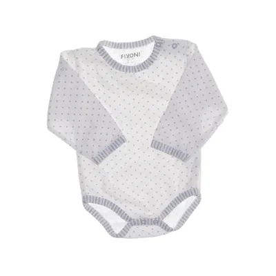 Body (Vit, Grå) från Fixoni Bomull