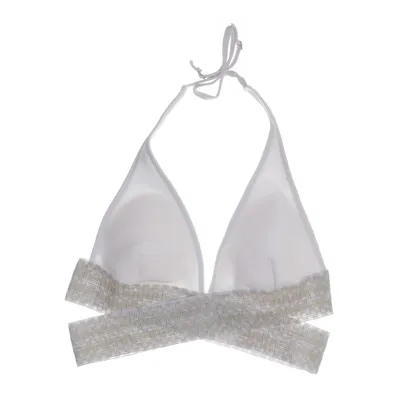 Bikini top (Wit, Goud) van River Island Elastaan, Polyester
