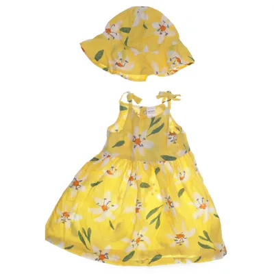 Dress (Yellow, Multicolored) from Carter's Cotton