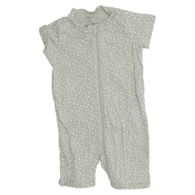 Sparkdräkt (Grön, Vit) från Lindex Baby Bomull
